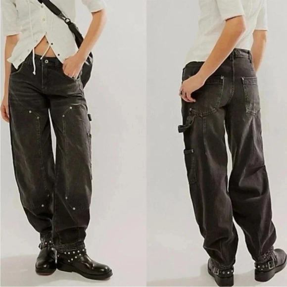 We The Free Pants - We The Free Loren High Rise Carpenter Barrel Jeans New with Size Tag MSRP 148$